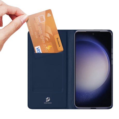 Galaxy S24 Plus Dux Ducis Skin Pro Flip Case Blauw