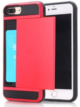 iPhone 7 Plus / 8 Plus Slide Armor Hoesje Met Pashouder