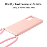 Galaxy S20 Crossbody TPU Hoesje met Koord Roze