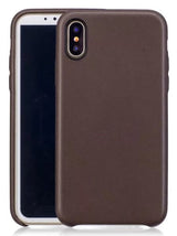 iPhone Xs Max Leren Back Cover Hoesje 5 Kleuren