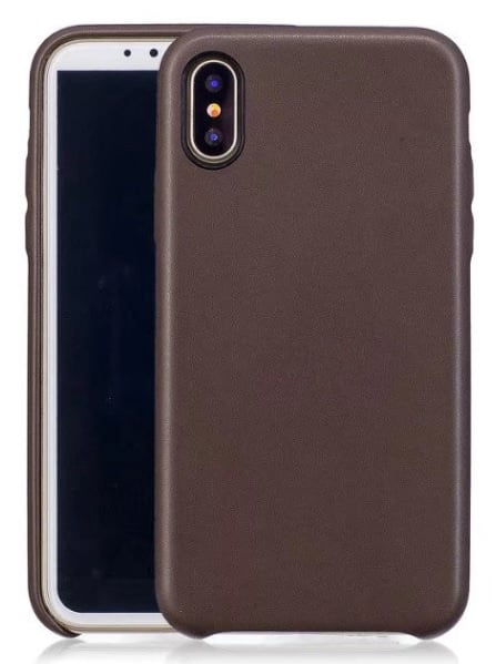 iPhone Xs Max Leren Back Cover Hoesje 5 Kleuren