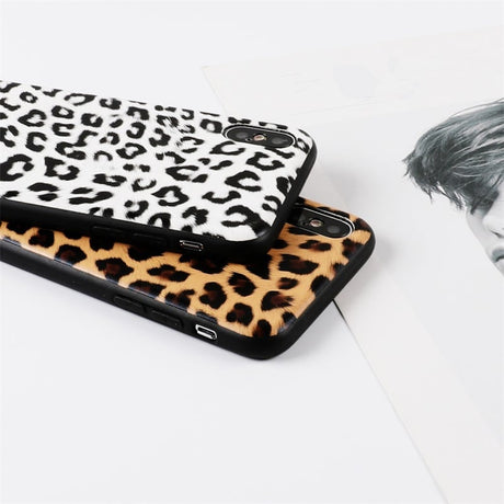 iPhone 6 Plus / 6S+ Soft TPU Hoesje Luipaard Print