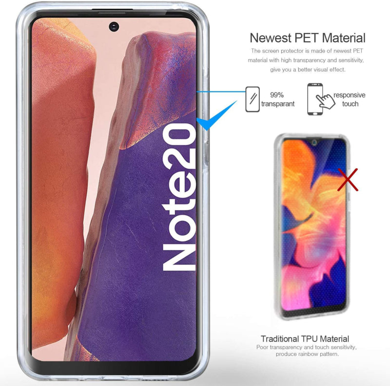 Galaxy Note 20 360° Ultra Clear Hybrid PC + TPU Hoesje