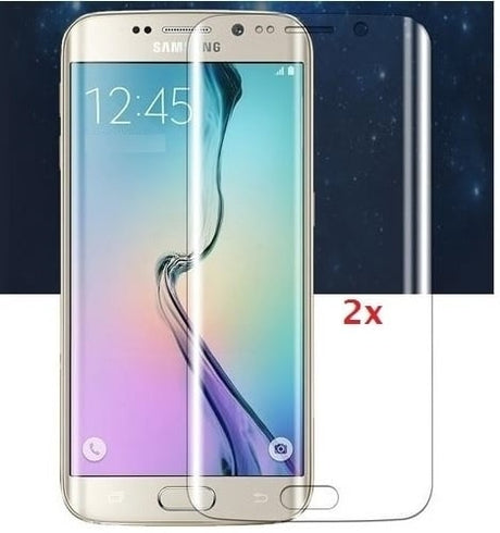 2 STUKS Galaxy S6 Edge 3D Curved Full Body Folie Screen Protector