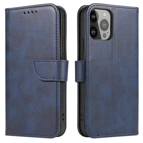 Galaxy S24 Ultra PU-Leren Bookcase Portemonnee Hoesje Blauw