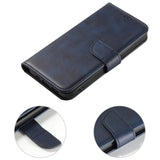 Galaxy S24 Plus PU-Leren Bookcase Portemonnee Hoesje Blauw