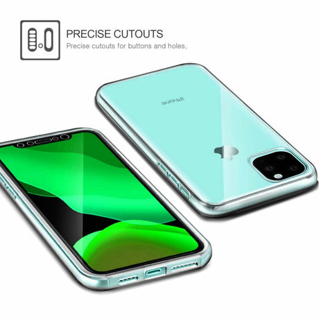 iPhone 11 Pro Max 360° Ultra Clear Hybrid PC + TPU Hoesje