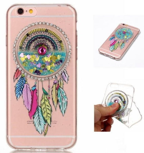 iPhone 6 Plus / 6S+ TPU Dromenvanger Bling Traagzand Hoesje