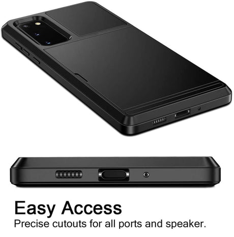 Galaxy S22 Plus Slide Armor Hoesje Met Pashouder
