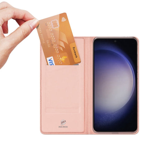 Galaxy S24 Plus Dux Ducis Skin Pro Flip Case Roze