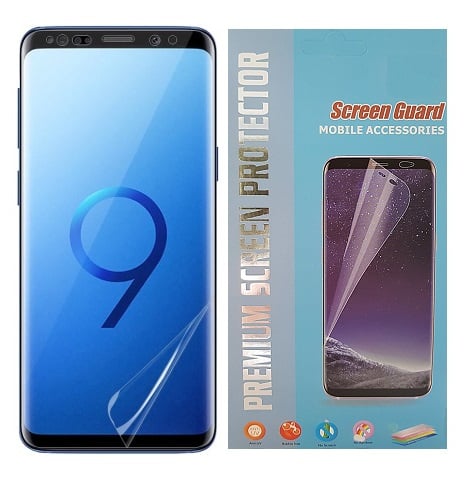 SET 2 STUKS Galaxy S9 Plus Premium 3D Folie Screen + Back Protector