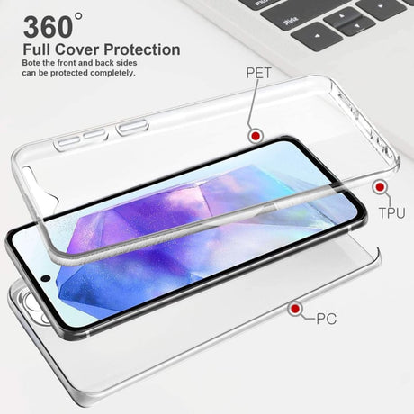 Galaxy A55 5G 360° Ultra Clear Hybrid PC + TPU Hoesje