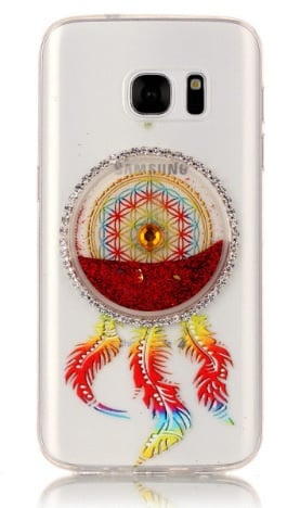 Galaxy S7 Edge TPU Dromenvanger Bling Traagzand Hoesje