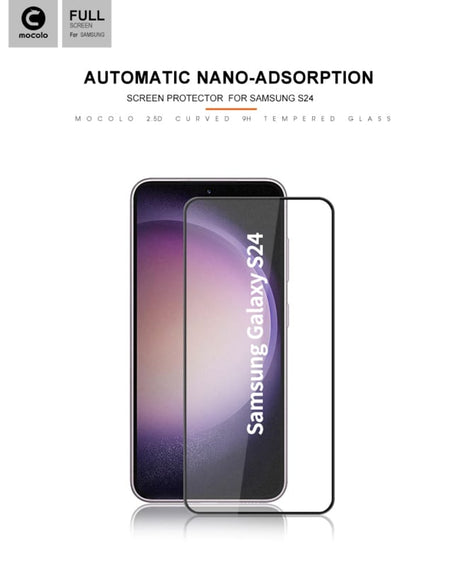 Galaxy S24 Premium Full Cover Tempered Glass Protector