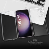 Galaxy S23 360° Ultra Clear Hybrid PC + TPU Hoesje