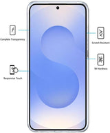 Galaxy S25 Edge 360° Ultra Clear Hybrid PC + TPU Hoesje