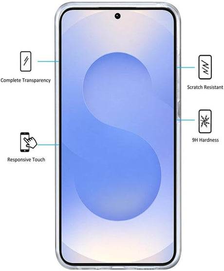Galaxy S25 Edge 360° Ultra Clear Hybrid PC + TPU Hoesje
