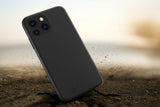 iPhone 15 Pro Soft TPU Case Hoesje Matte Zwart