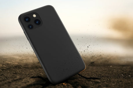 iPhone 15 Pro Soft TPU Case Hoesje Matte Zwart