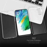 Galaxy S21 FE 360° Ultra Clear Hybrid PC + TPU Hoesje