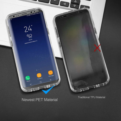 Galaxy S8 360° Ultra Clear Hybrid PC + TPU Hoesje