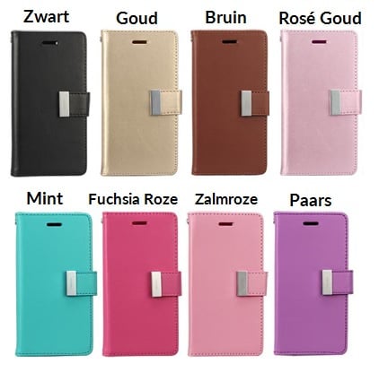 Galaxy S8 Plus Rich Diary Portemonnee Hoesje