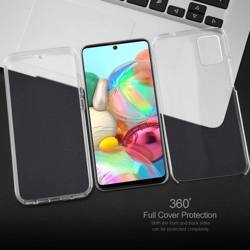Galaxy A71 360° Ultra Clear Hybrid PC + TPU Hoesje