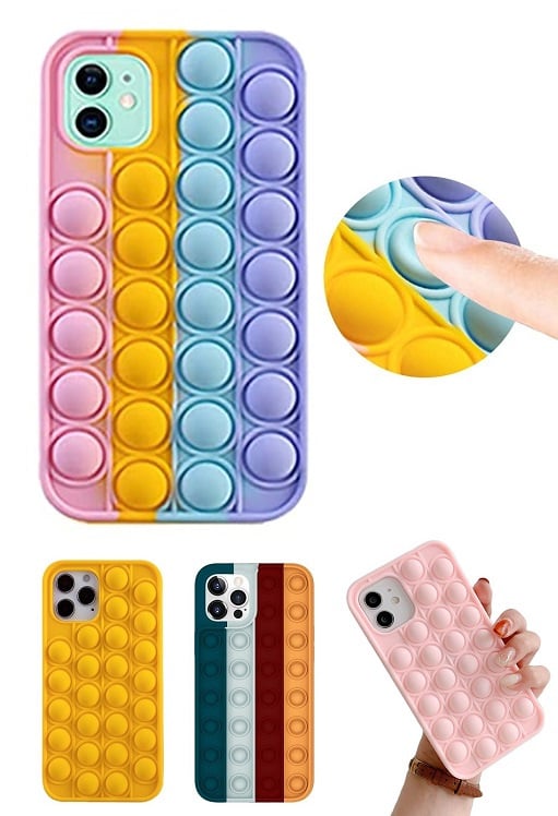 iPhone 11 Pop It Fidget Toy Hoesje Soft TPU