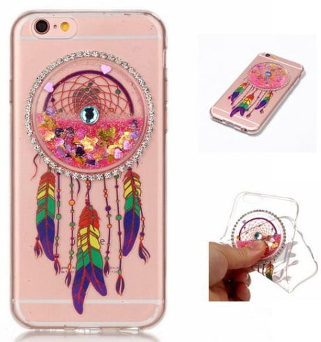 iPhone 6 Plus / 6S+ TPU Dromenvanger Bling Traagzand Hoesje