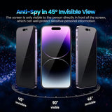 iPhone 15 Pro Max Privacy Tempered Glass Screen Protector