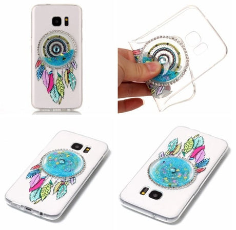 Galaxy S8 Plus TPU Dromenvanger Bling Traagzand Hoesje