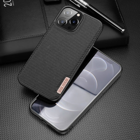 iPhone 13 Pro Max Dux Ducis Fino Hybrid Back Case Zwart