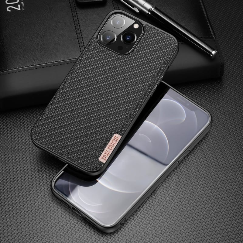 iPhone 13 Pro Dux Ducis Fino Hybrid Back Case Zwart