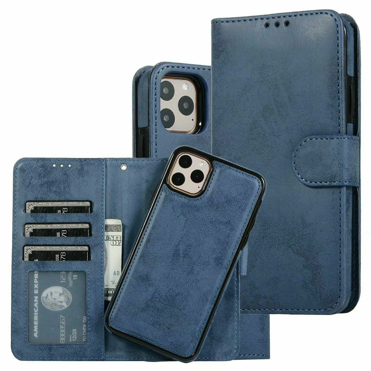 iPhone 13 Uitneembaar Magnetisch Bookcase Hoesje