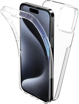 iPhone 16 Pro 360° Ultra Clear Hybrid PC + TPU Hoesje