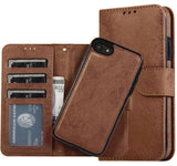 iPhone 7 / 8 / SE 2020-2022 Uitneembaar Magnetisch Bookcase Hoesje