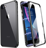 iPhone 7 / 8 / SE 2020-2022 360° Magnetisch Hoesje Dubbelzijdig Glas