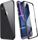 iPhone Xr 360° Magnetisch Hoesje Dubbelzijdig Glas