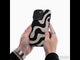 iPhone 16 Pro Max TPU Hoesje Zebra Patroon Beige/Zwart